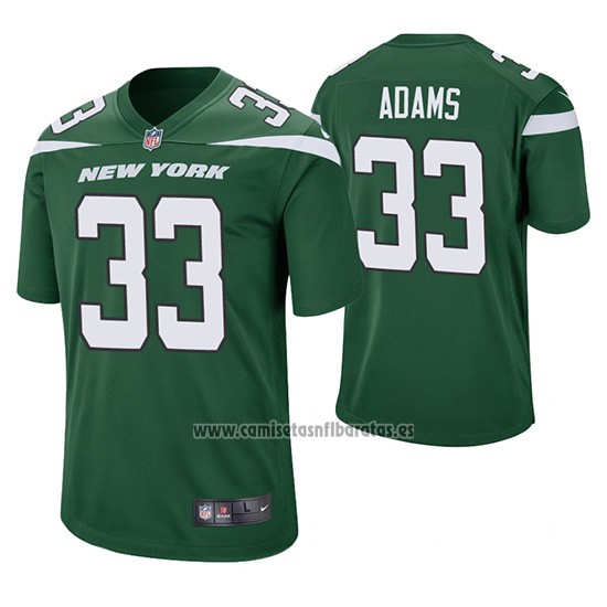Camiseta NFL Game New York Jets Jamal Adams Verde